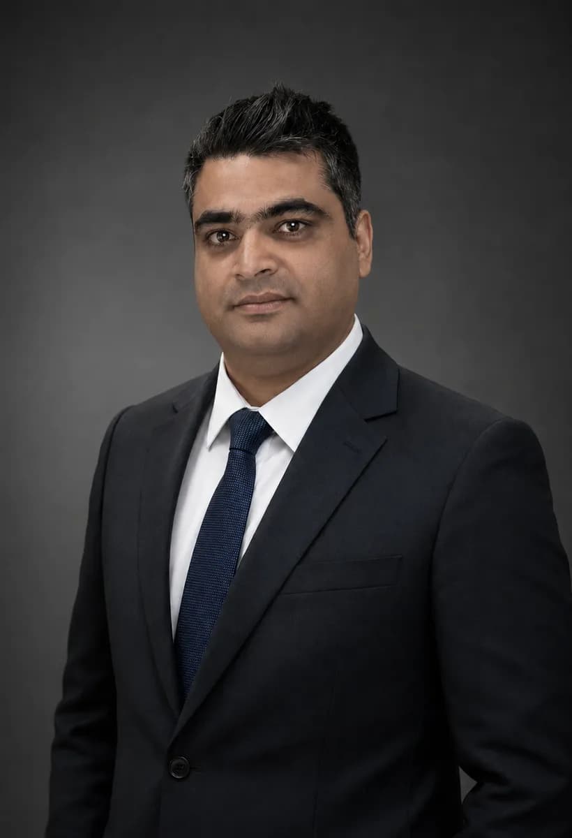 Portrait of Asim Bhutto, Managing Partner